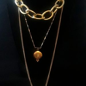 LOCK PENDANT PUNK FASHION NECKLACES